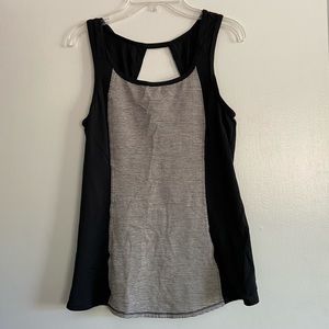 Lululemon striped open back tank size 6
